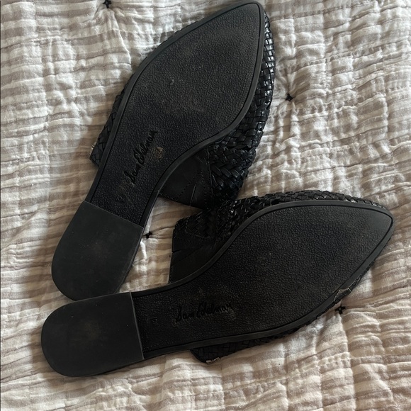 Sam Edelman Black Woven Mules - Picture 2 of 4